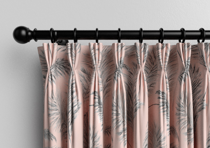 Pampas Grass, Sorbet - Made to Measure Curtain - Image 11